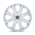 Dub 1PC Pull 24X10 5X115/120 74 +15 Chrome