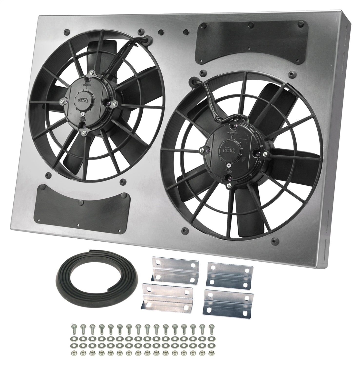 Dual Rad Fan/Aluminum Shr