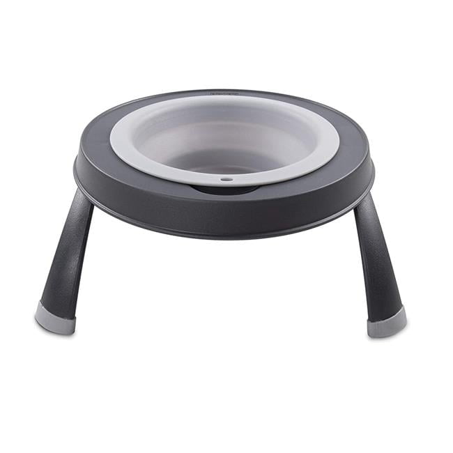 Single Pet Feeder 1.5 Cups Light Gr