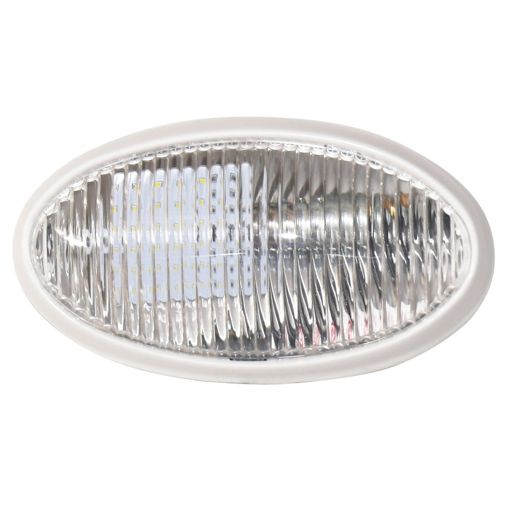 Oval Porchlight Wht Ns