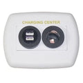 Black Wallplate Metal USB