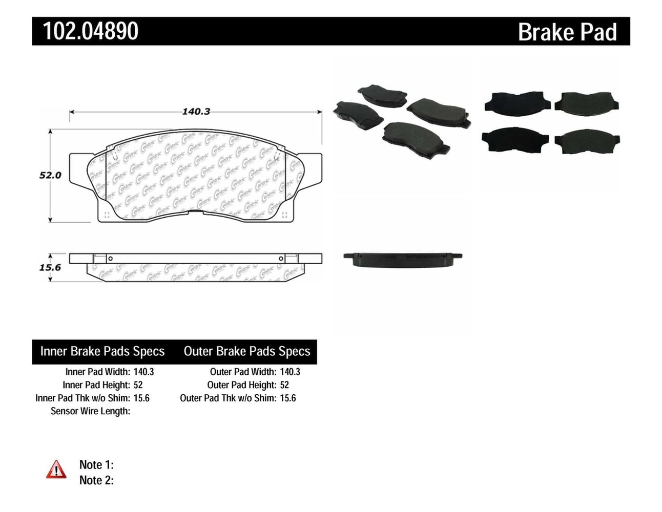 Ctek Metallic Brake Pads