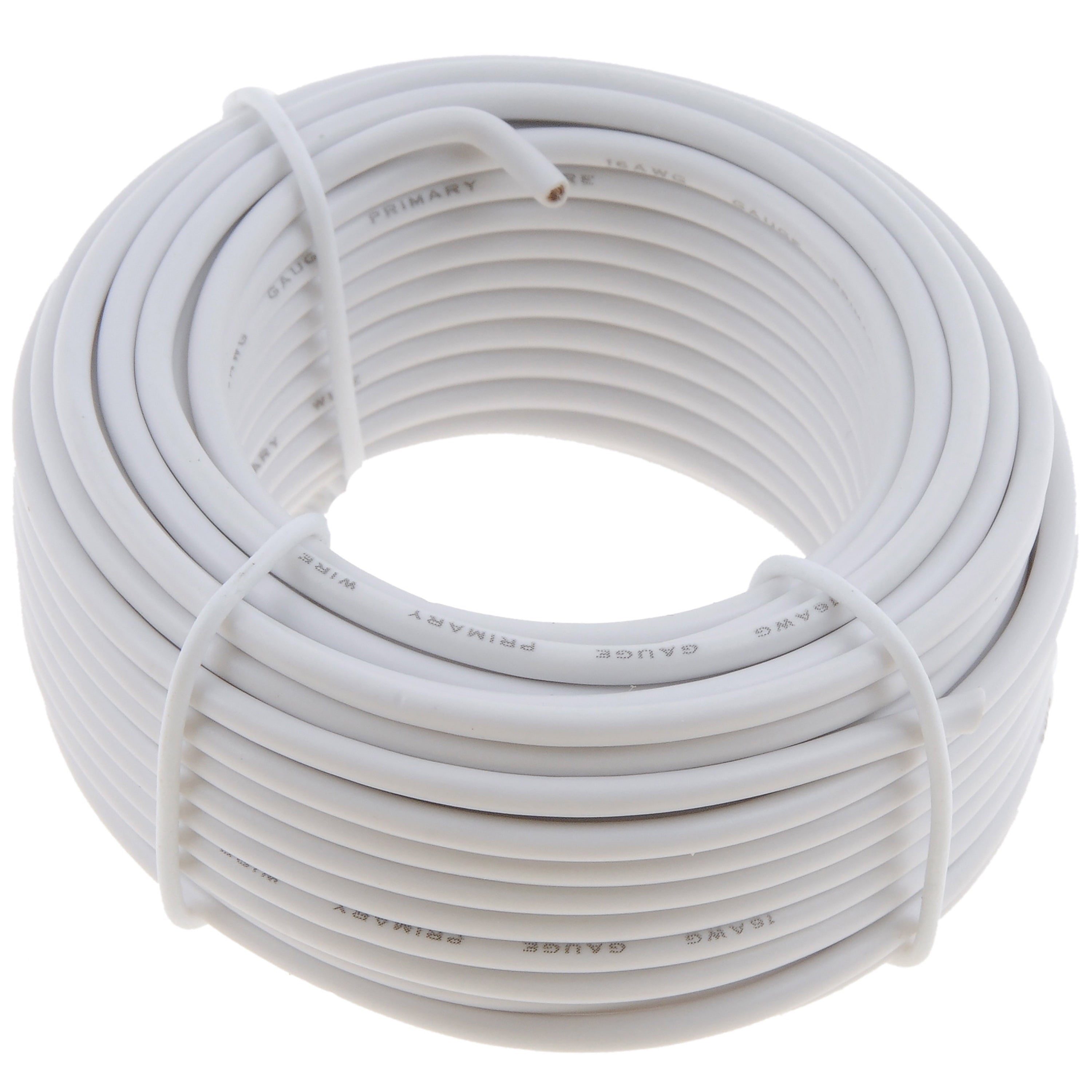 Wire White 16 Gauge 30
