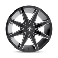 Dub 1PC Push 24X9.5 6X135/5.5 87.1 Nbl +25