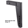 2.5' Adjustable SHANK12' DROP/15' R