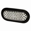 Ledflasher Oval 12-24VDC Amb/Blu Le