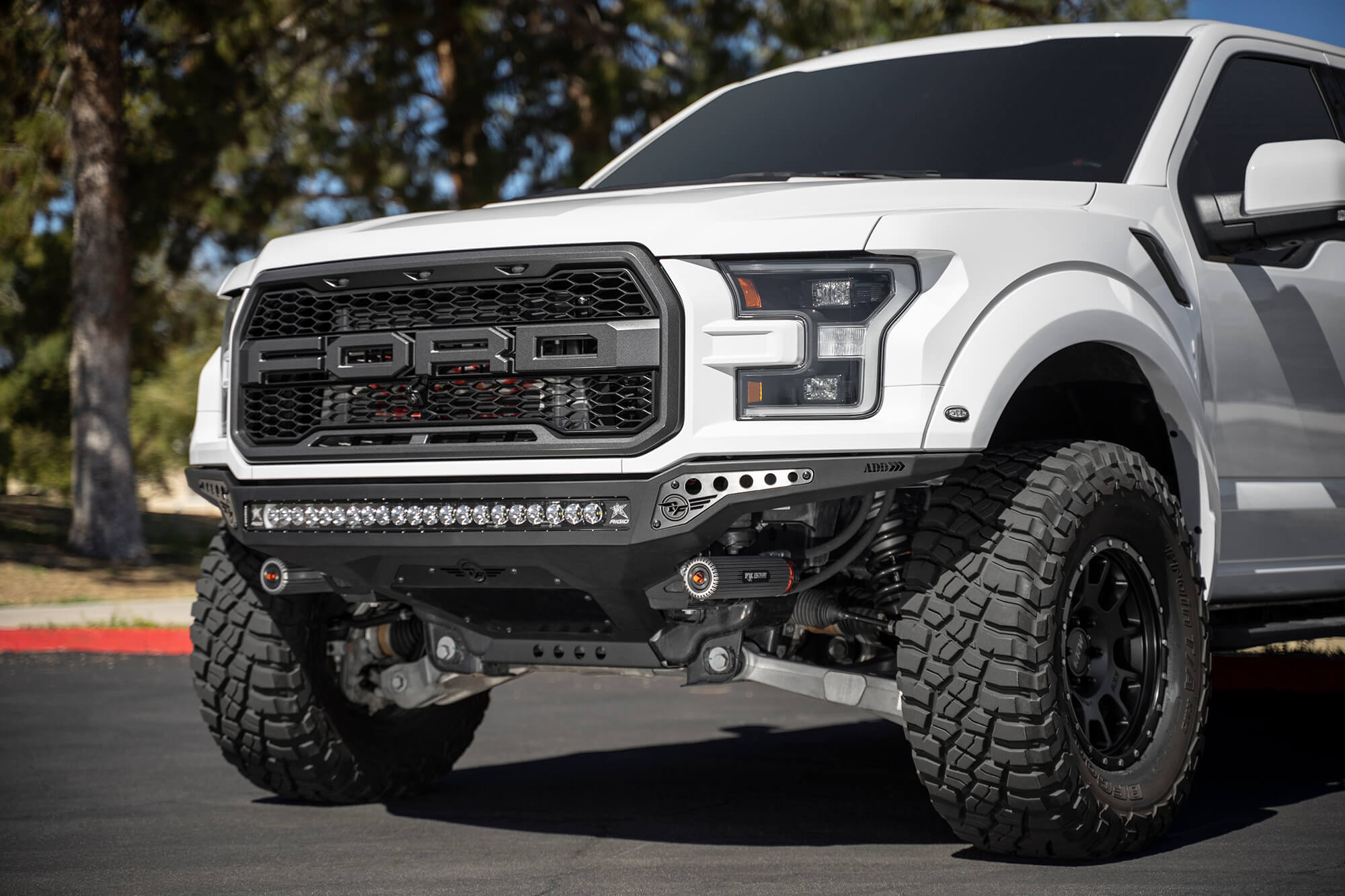2017 - 2020 Ford Raptor Rock Fighter Frame Cut Front Bumper