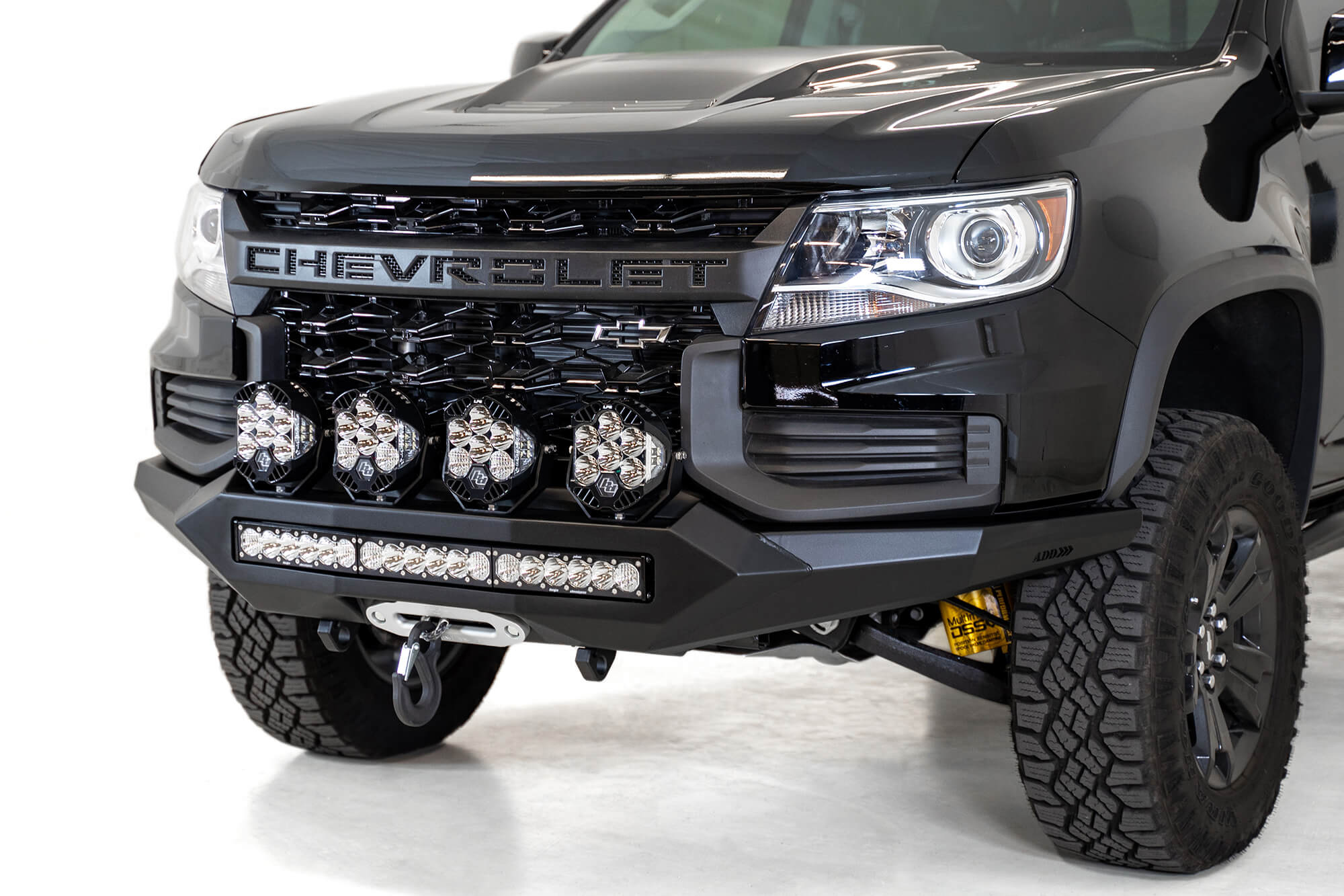 2021 - 2022 Chevy Colorado ZR2 Stealth Fighter Front Bumper