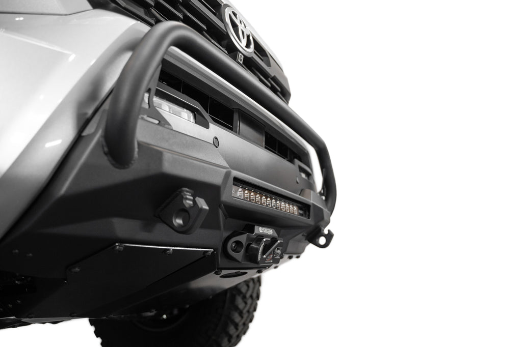 2024+ Toyota Tacoma Stealth Center Mount Winch Front Bumper With Top Hoop
