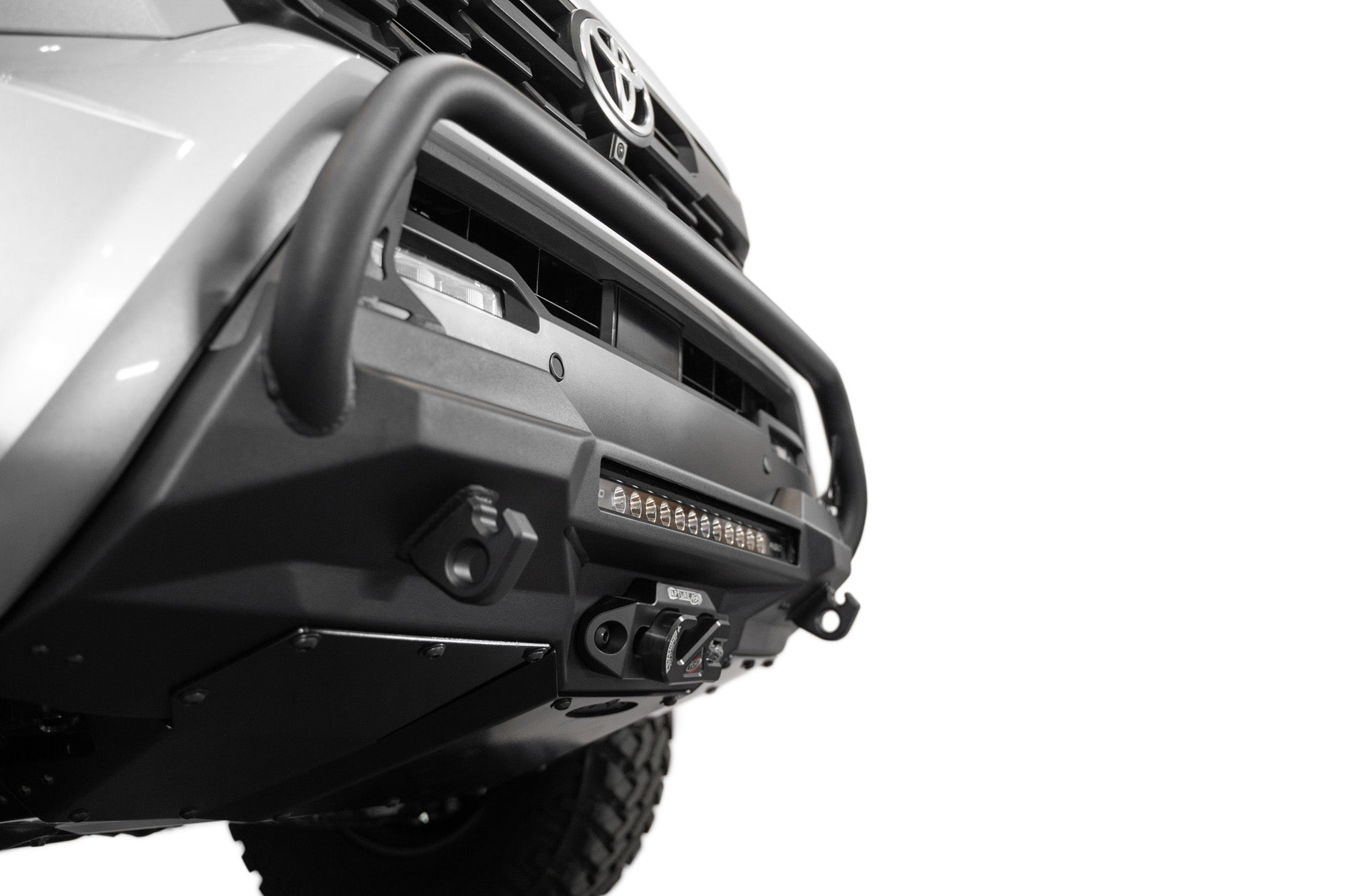 2024+ Toyota Tacoma Stealth Center Mount Winch Front Bumper With Top Hoop