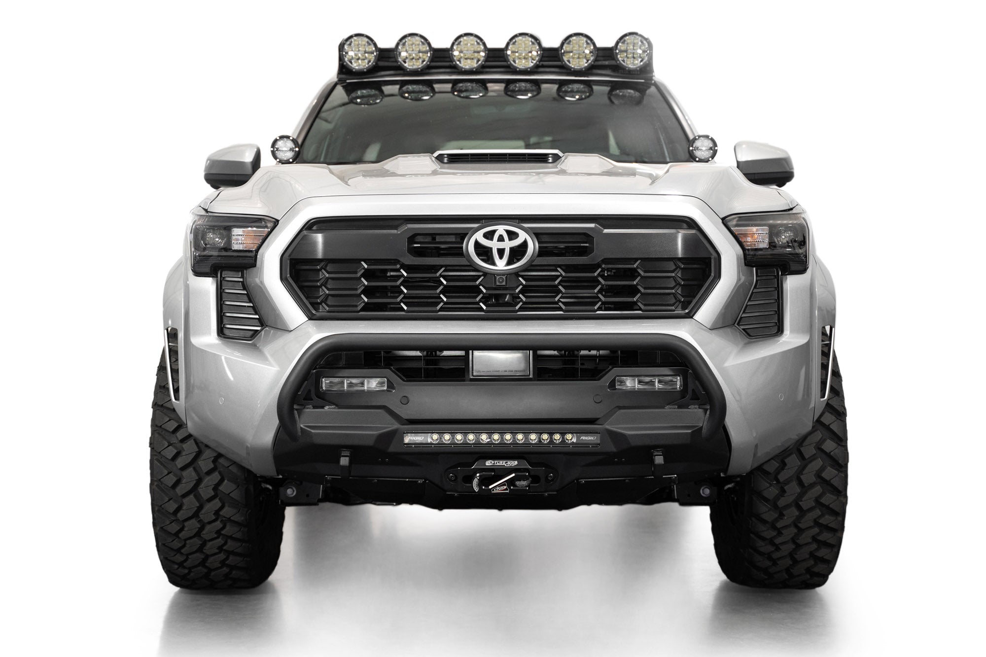 2024+ Toyota Tacoma Stealth Center Mount Winch Front Bumper With Top Hoop