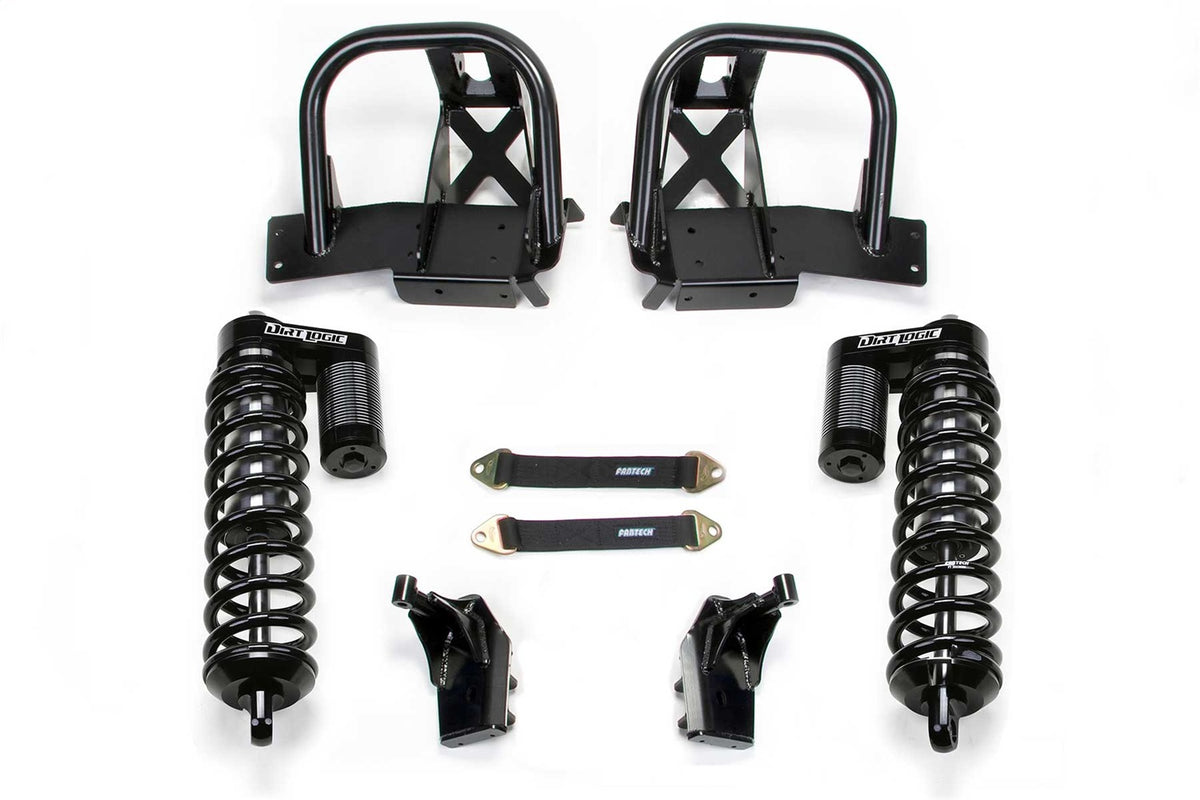 Fabtech Suspension Shock Absorber Conversion Kit – Incl. DL 4.0 Coilover Shocks, For PN[K2144DL/K2206DL/K2205DL/K2158DL/K2159DL/K2204DL/K2207DL/K2135DL/K2145DL/K2146DL/K2143DL/K2137DL/K2138DL/K2139DL/K2140DL] (PN FTS22143)