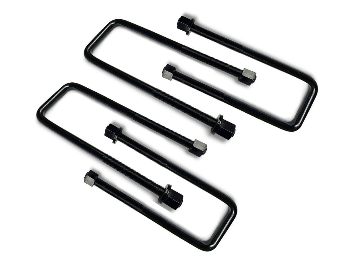 Fabtech Leaf Spring Axle U-Bolt Kit – Square, Rear, 3.10 in. x 17.38 in. x 3/4 in. -16 (PN FTS753)