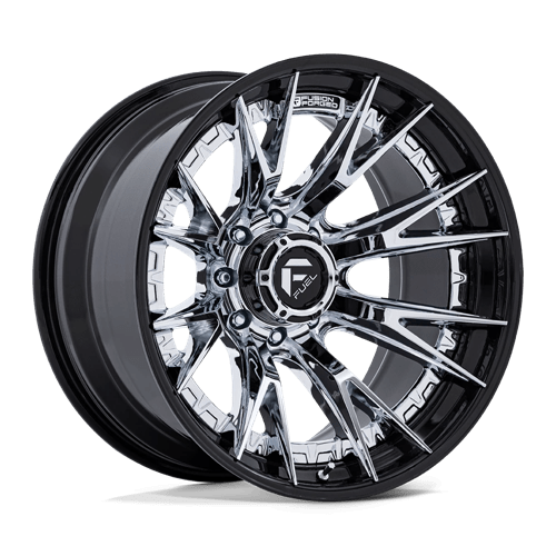 Fuel 1PC Catalyst 22X12 8X180 124 -44 Chr G-Blk