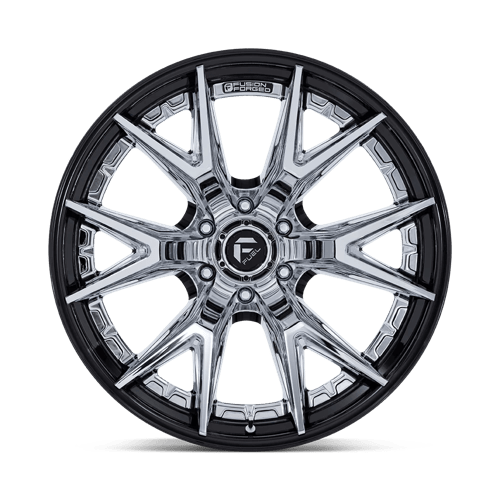 Fuel 1PC Catalyst 22X10 6X5.5 106 -18 Chr G-Blk