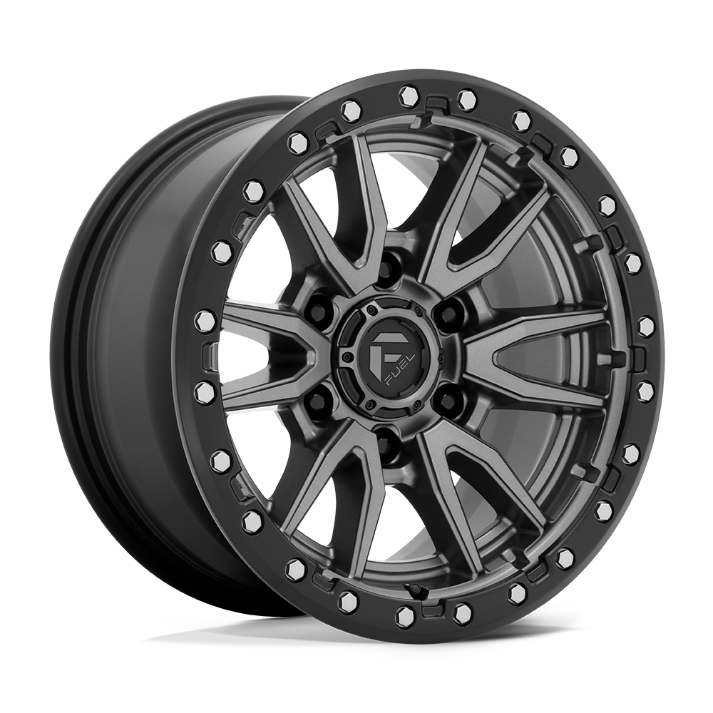 Fuel 1PC Rebel 18X9 6X4.5 66 +20 M-Gmtl-Blk-Rg