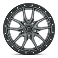 Fuel 1PC Rebel 20X9 5X5.5 78 +1 M-Gmtl-Blk-Rg