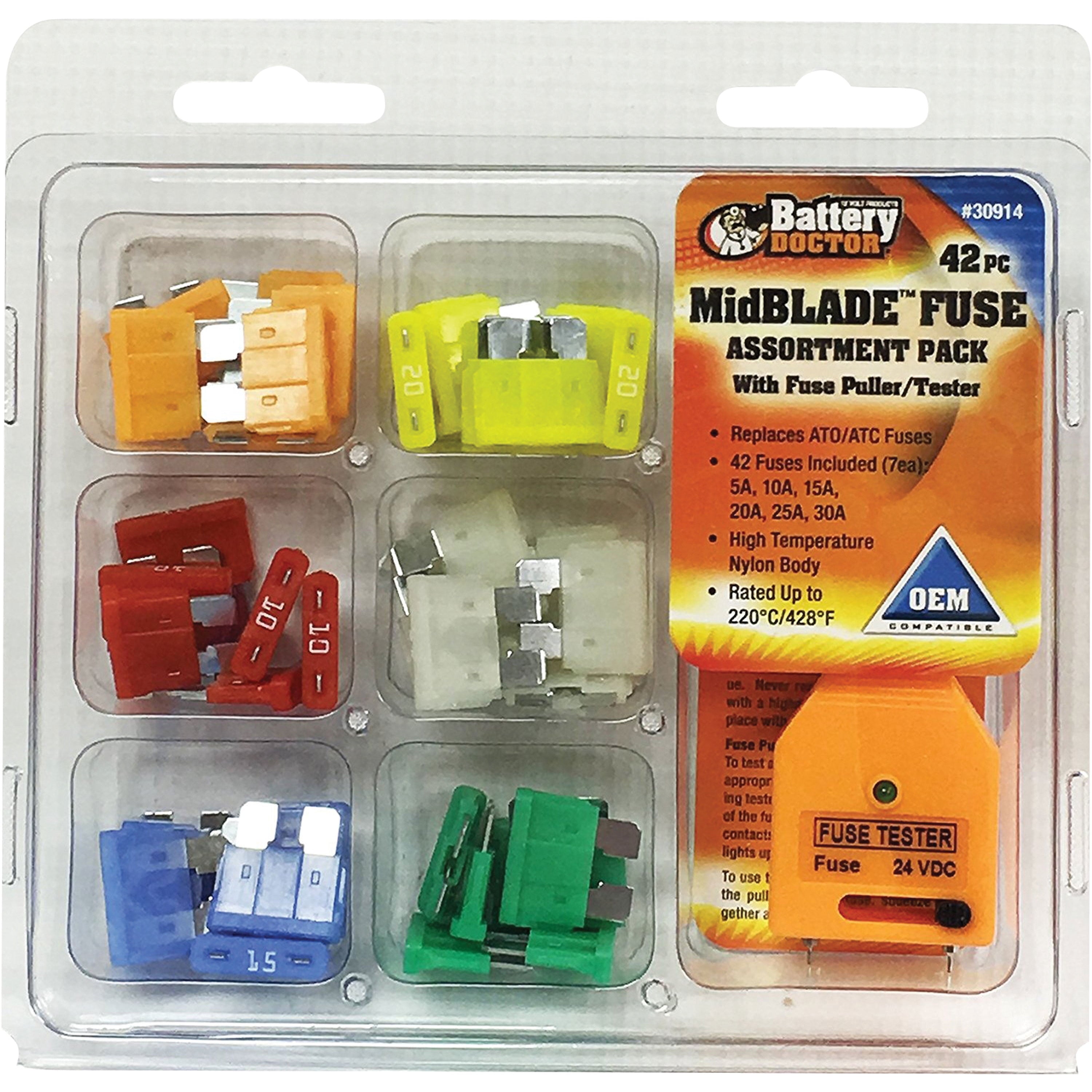 Midblade  42PC Fuse Kit