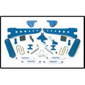 Fabtech Suspension Body Block - Block Kit, 8 in. Lift, Rear, For Factory Overload