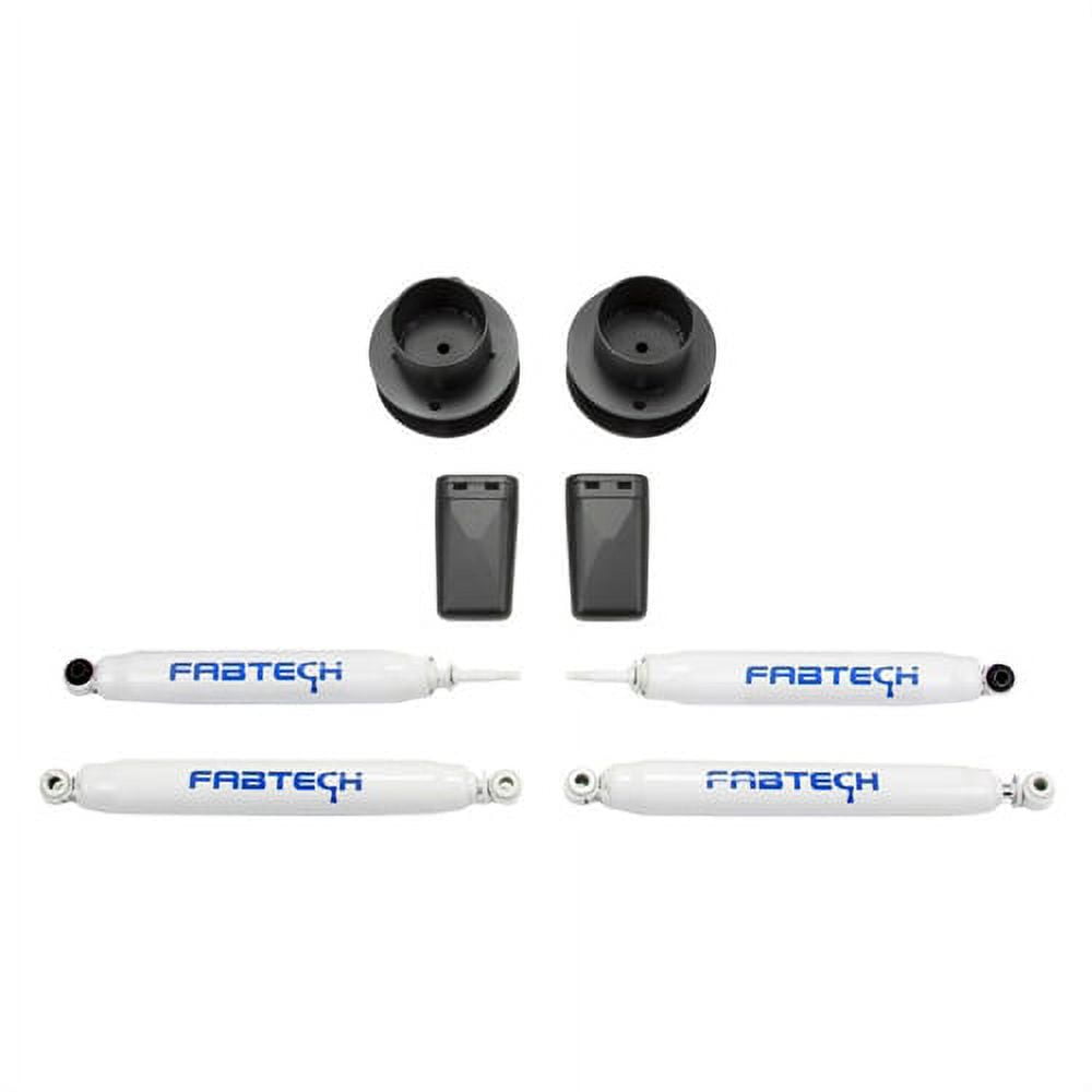 Fabtech Suspension Lift Kit - Component Box, For 2.5 in. Lift, Incl. Stealth Monotube Shocks, For PN[K3056M/K3060M]