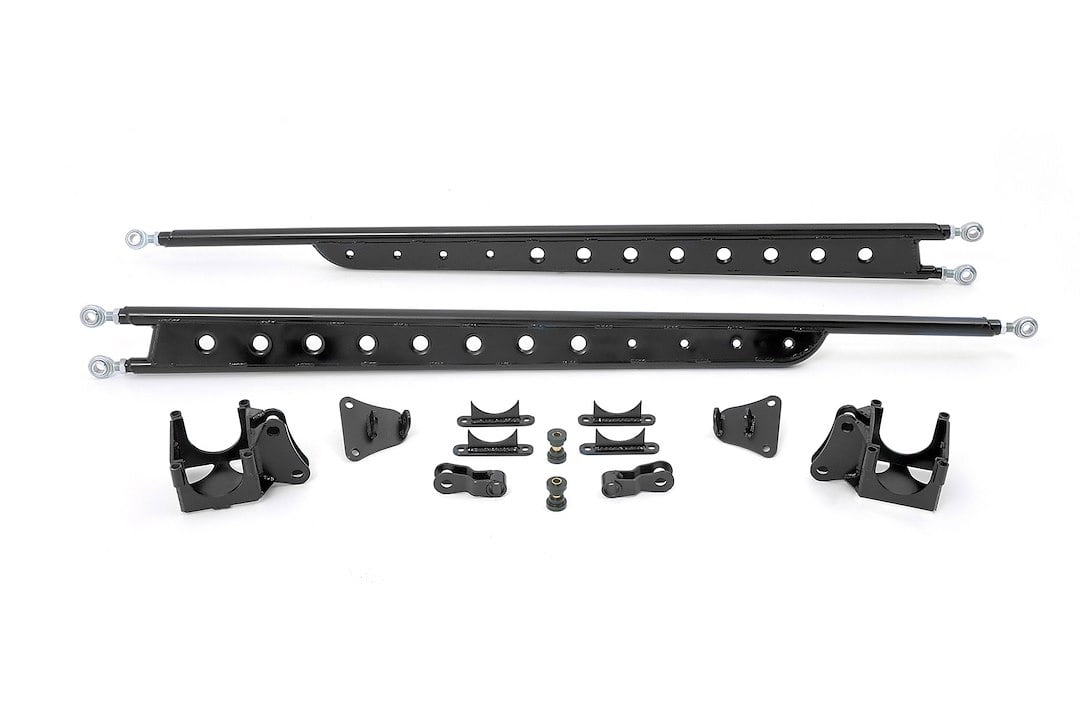 Fabtech Suspension Traction Bar - Traction Bar System, Black, For 5.5 and 8 in. Lift