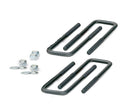 Fabtech Leaf Spring Axle U-Bolt Kit - U-Bolt Kit, Round, 3.5 in. x 18 in. x 5/8 in