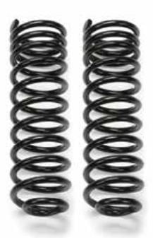 Fabtech Coil Spring Set - Coil Spring Kit, Black, Front, For 8 in. Lift, For...