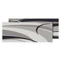 Mat Graphic Blk/Grey 9X12