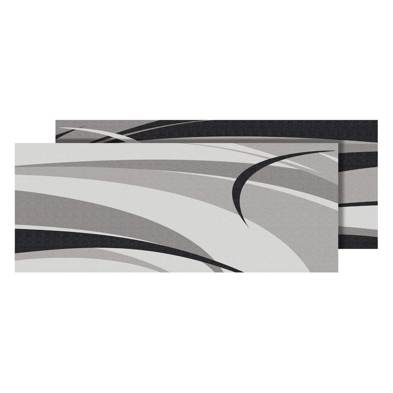 Mat Graphic Blk/Grey 9X12