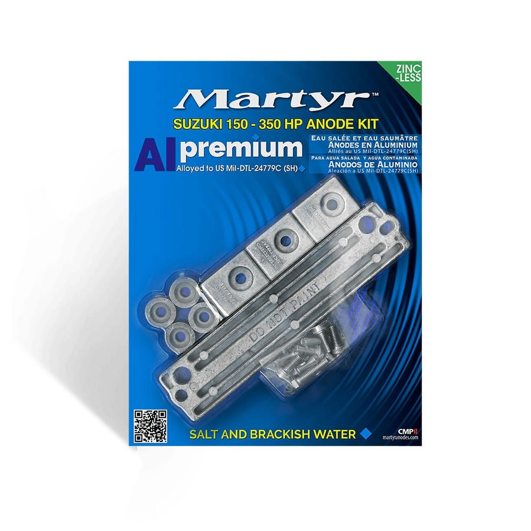 Suzuki 150-350HP Anodes Kit Aluminu