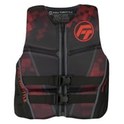 Full Throttle 142500-100-040-22 Men's Rapid-Dry Flex-Back Life Jacket - Large, Red