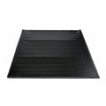 TrailFX Tonneau Cover - Soft Roll-Up Velcro (R) Lockable With Tailgate Lock Black Vinyl With Aluminum Rails