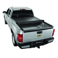 TrailFX Tonneau Cover - Soft Roll-Up Velcro (R) Lockable With Tailgate Lock Black Vinyl With Alum Rails
