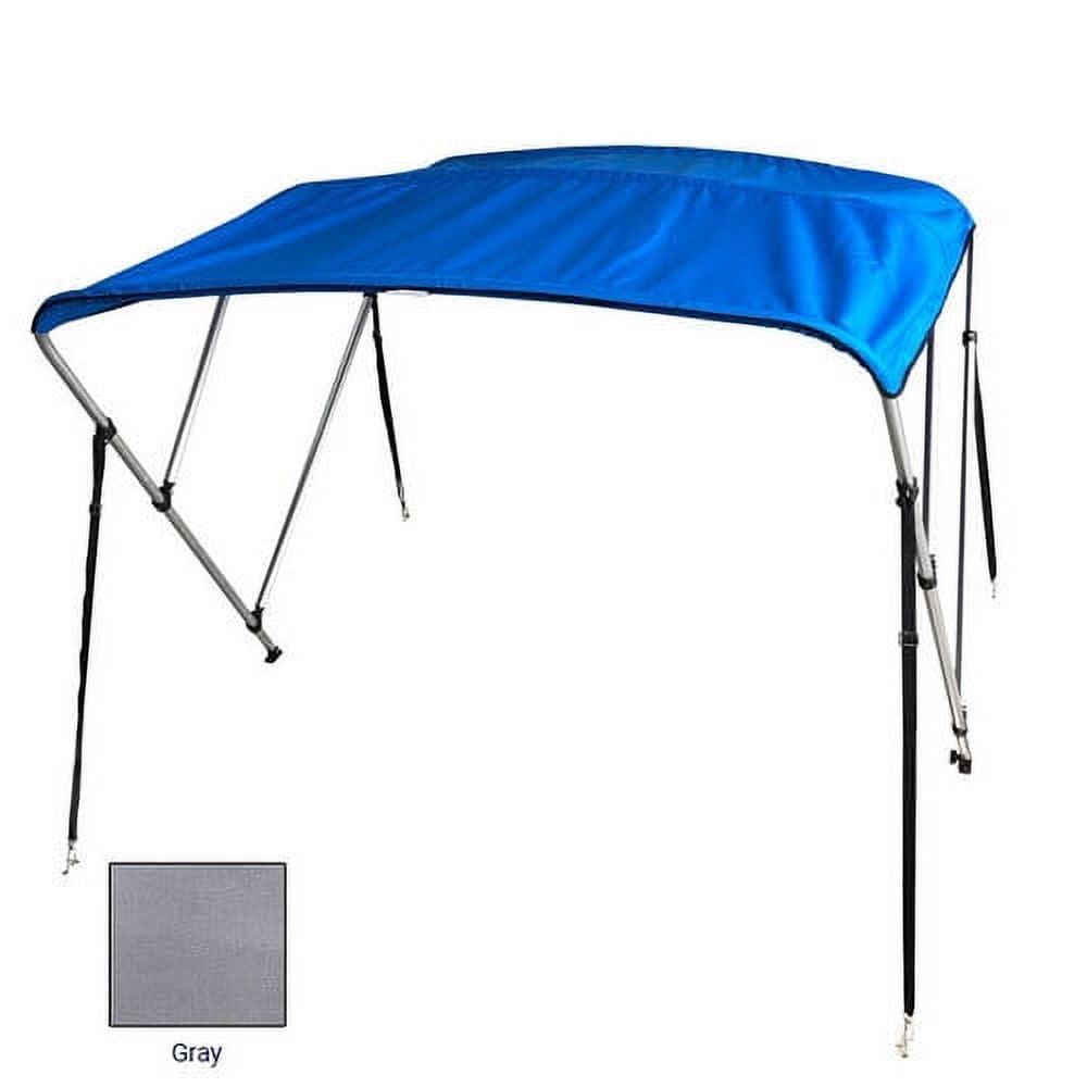3 Bow Bimini Top 54"x6'x61-66" Gray