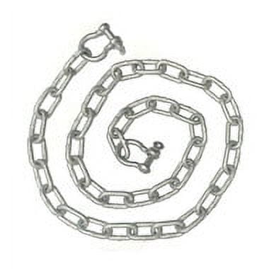 HDG Anchor Chain 1/4"x4' with two 5/16" shackle