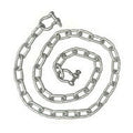 HDG Anchor Chain 3/16"x4' with two 1/4" shackle