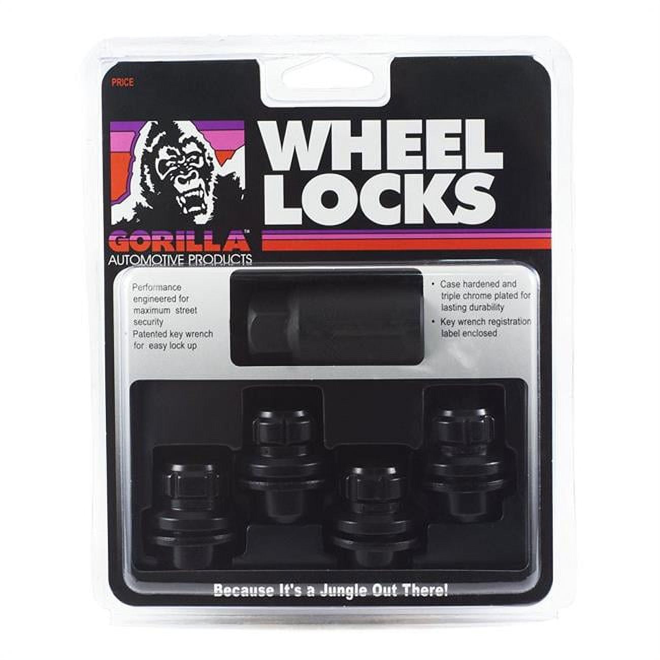 Whl Locks Toyota Blk Chr Set