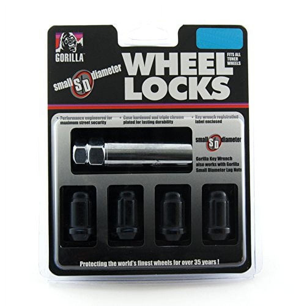 12MM X 1.50BLACK Chrome Set