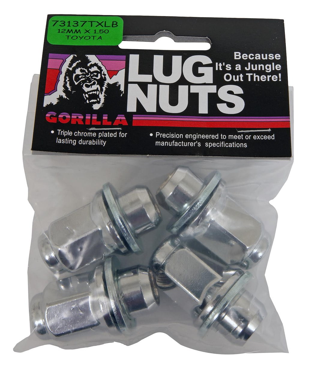 4PK 12MMX1.50 Lug Xtra Long W/Wsher