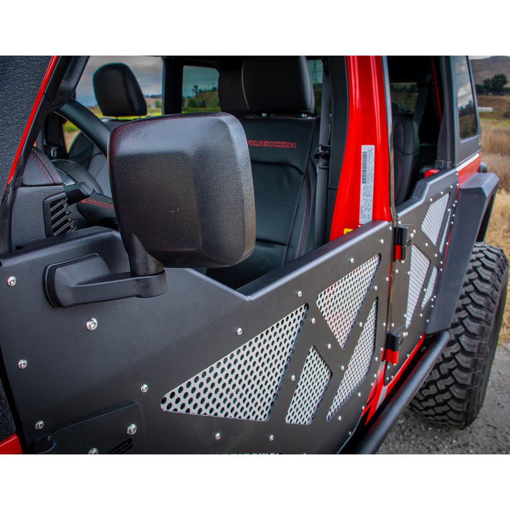 JT Half-Doors With Aluminum Mesh