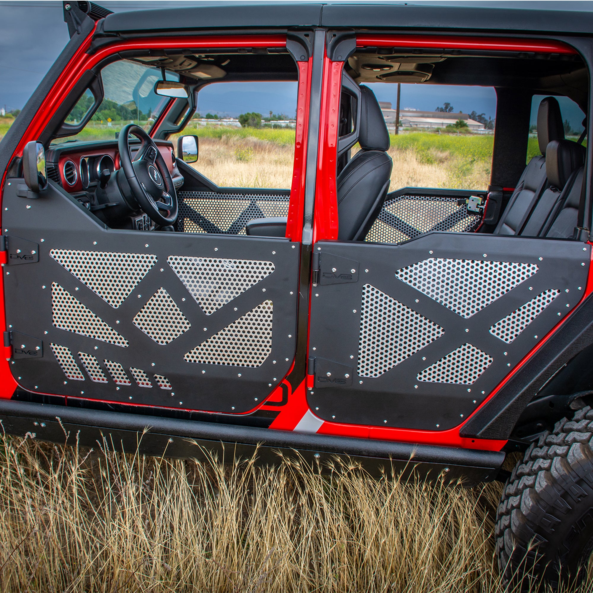JT Half-Doors With Aluminum Mesh