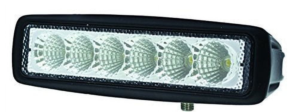 Mini Light Bar 6LED  Flood  Black