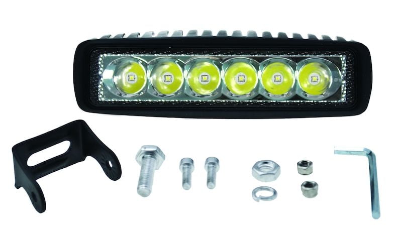 Mini Ledbar 6LED Ped Off Rd Spt Mv