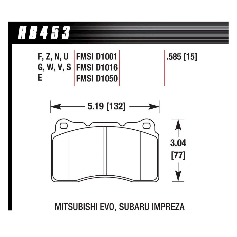 Pads Hpsar/Cad/Mit/Sub