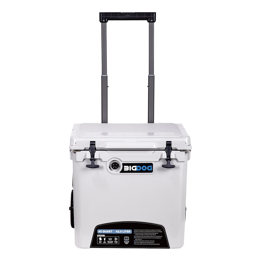 45 Qt Rolling Cooler W Accessories