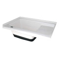 Left Hand Drain Polar Wht