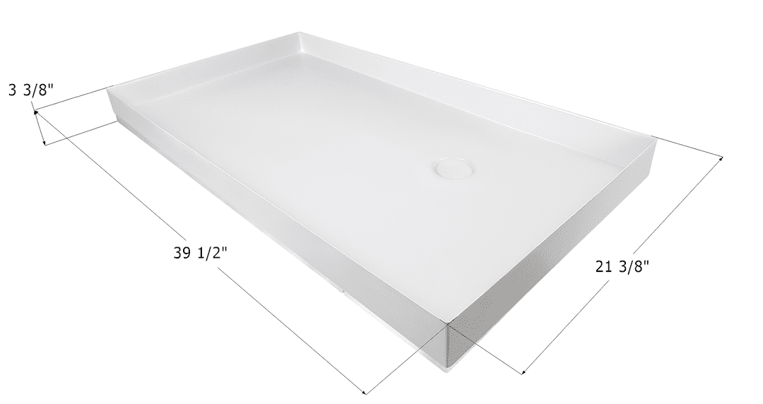 Shower Pan  SP500-PW  Assembly