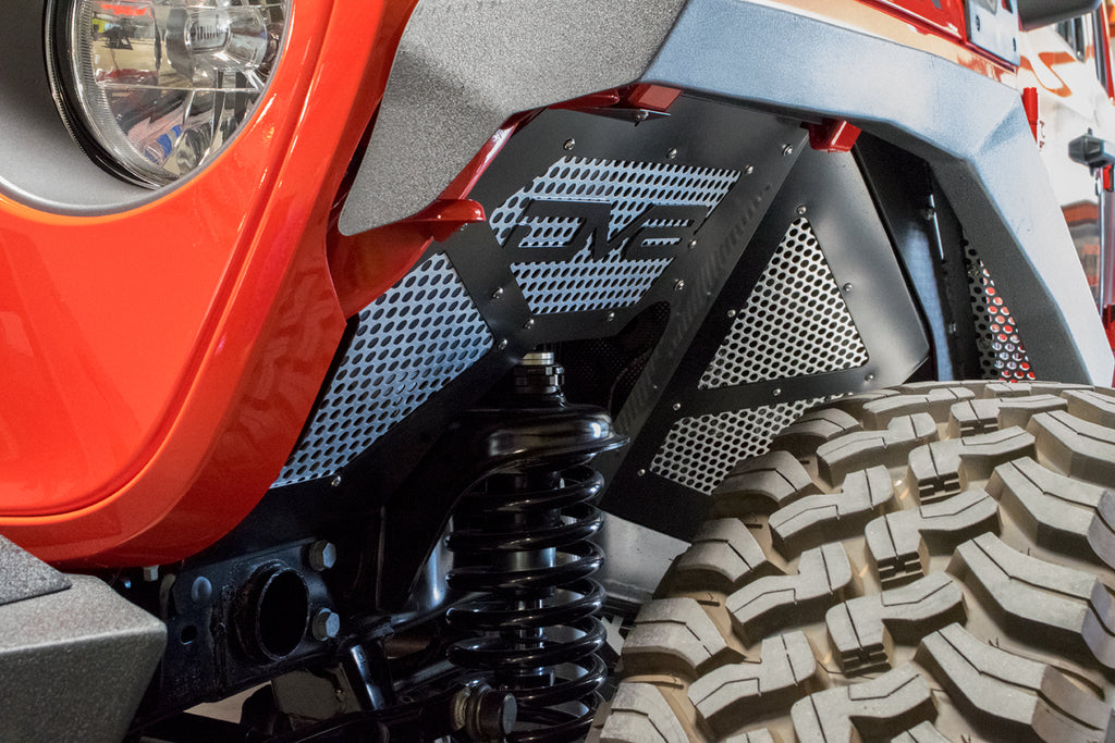Jeep JL & JT Front Inner Fenders Black Or Raw
