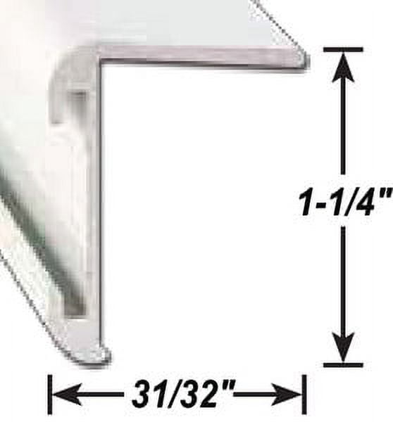 L.leg Crnr P.wht 16' Ea