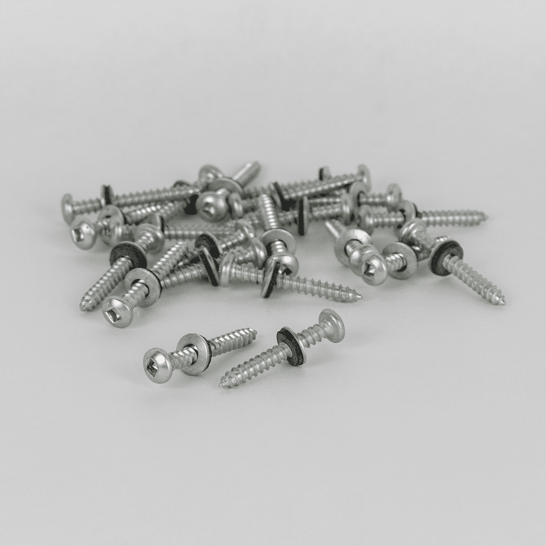Screws  Qty 20  Natural  W/ Self-Se
